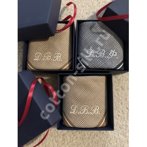 Мужской носовой платок "Quadro" (ореховый)