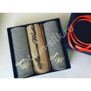 Мужской носовой платок "Quadro" (ореховый)